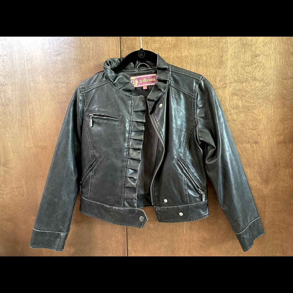 Dollhouse faux leather jacket